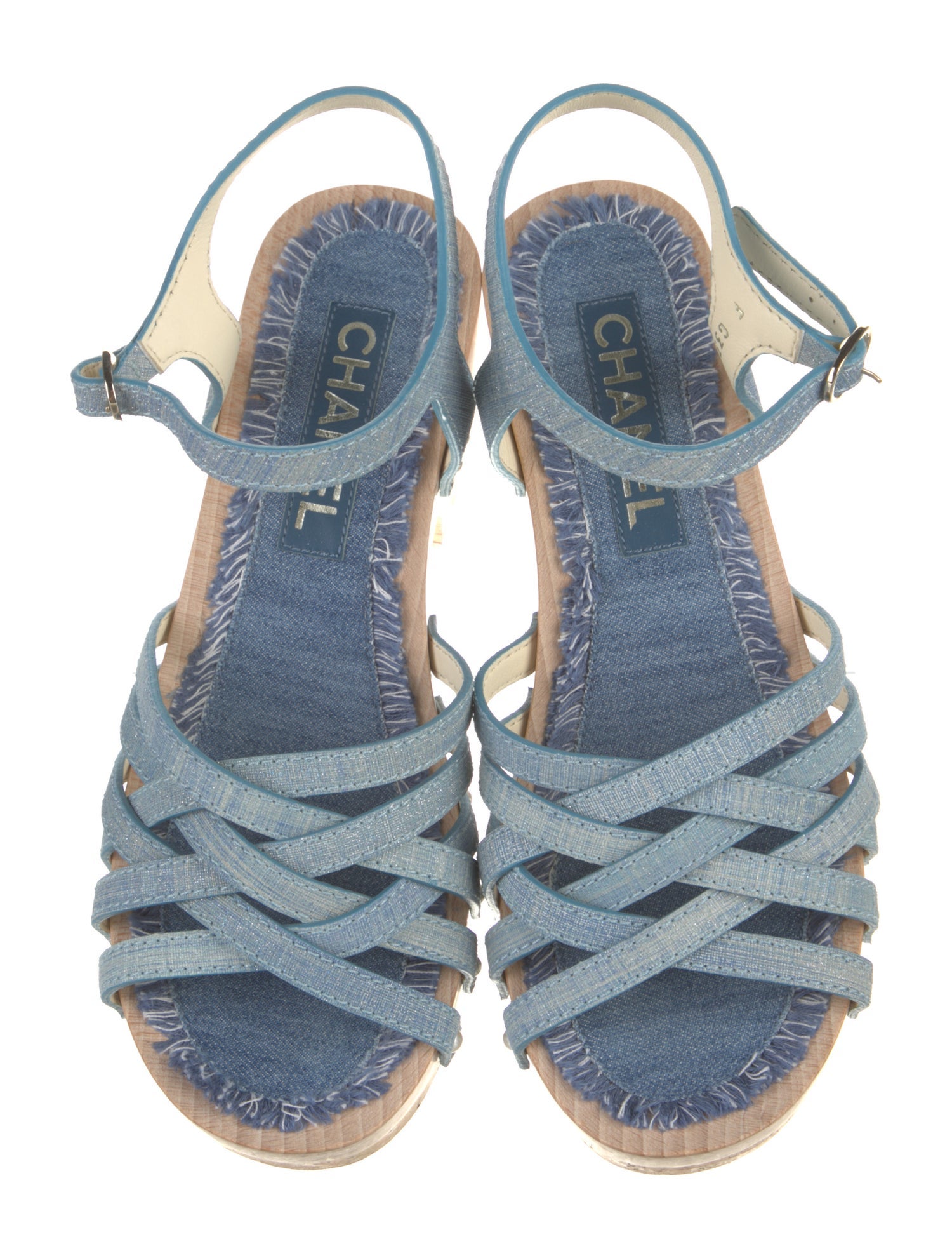 Chanel 2018 Interlocking CC Logo Gladiator Sandals